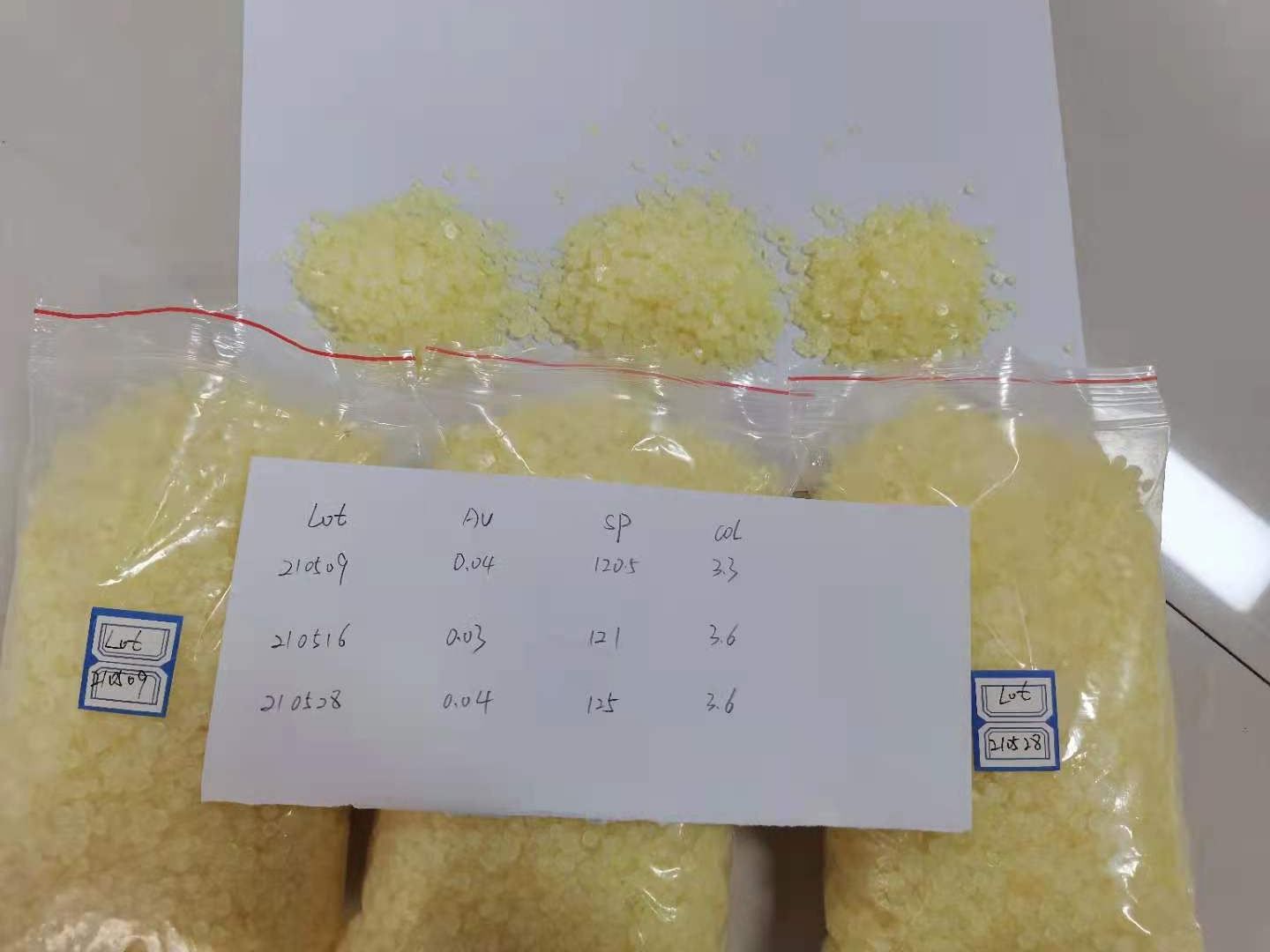 Смола со висока точка на омекнување за термопластична боја за патишта